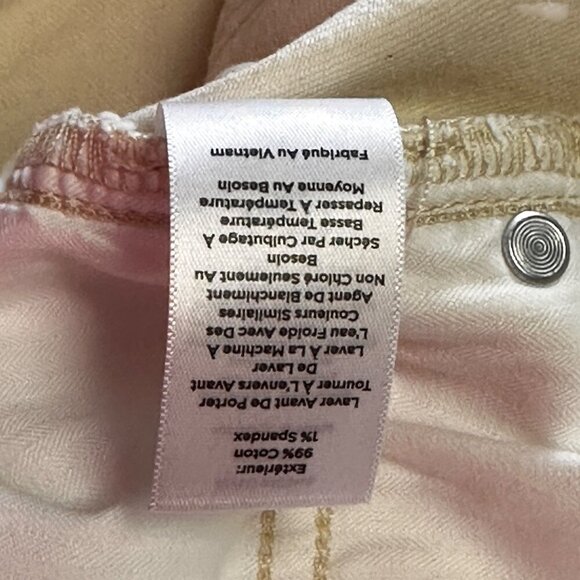 Talbots Slim Ankle Jeans Womens Size 14 Beige Cotton/Spandex EUC Classic - Picture 6 of 11